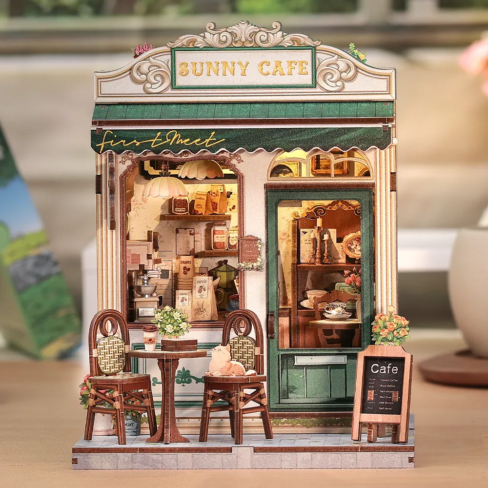 Miniatur Haus Bausatz - Sunny Cafe - Image 4