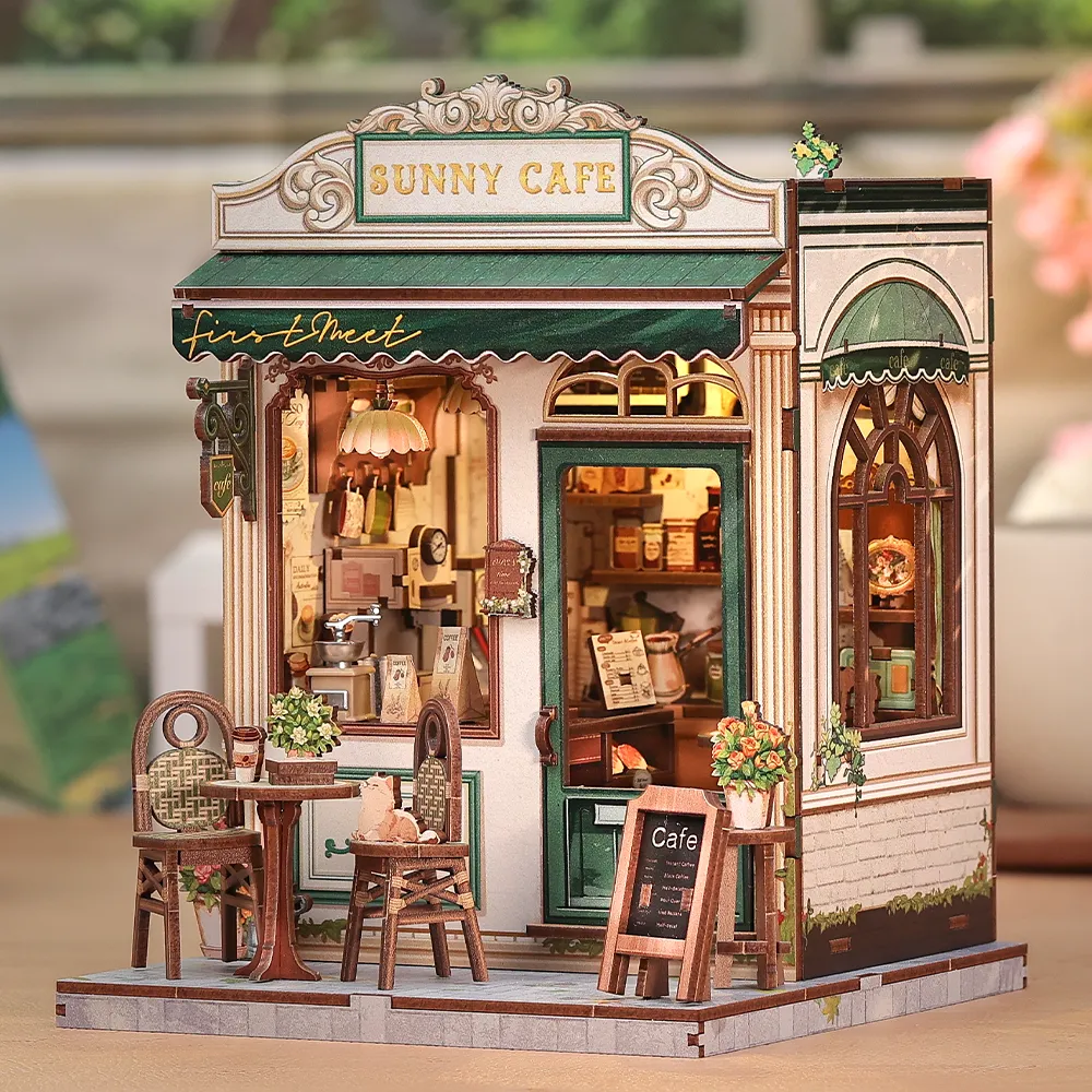 Miniatur Haus Bausatz - Sunny Cafe - Image 5