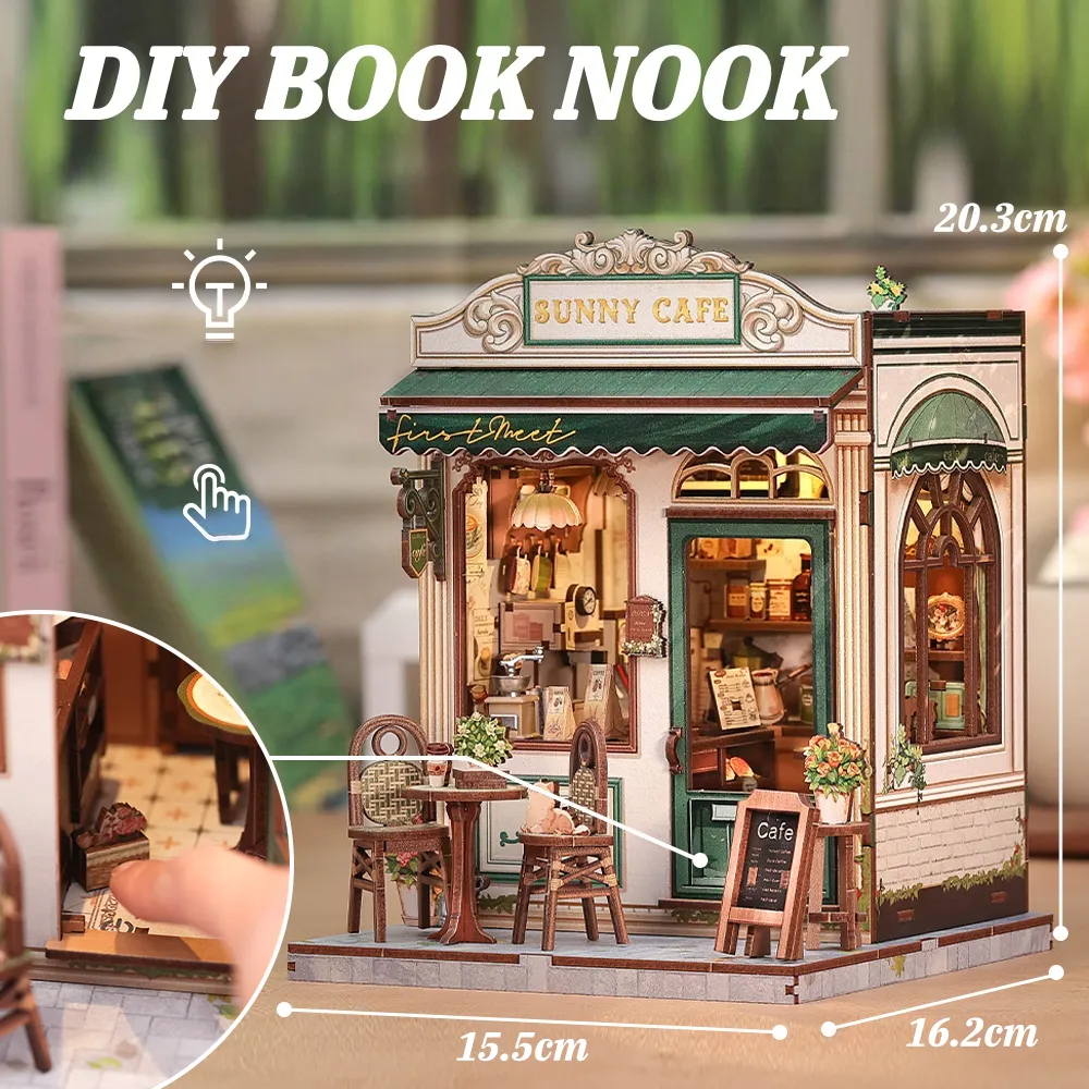 Miniatur Haus Bausatz - Sunny Cafe - Image 6