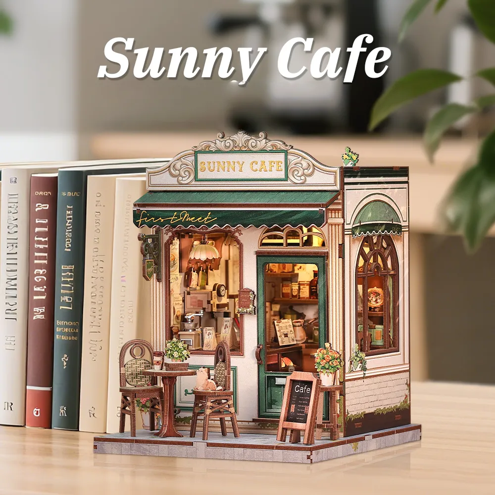 Miniatur Haus Bausatz - Sunny Cafe - Image 8