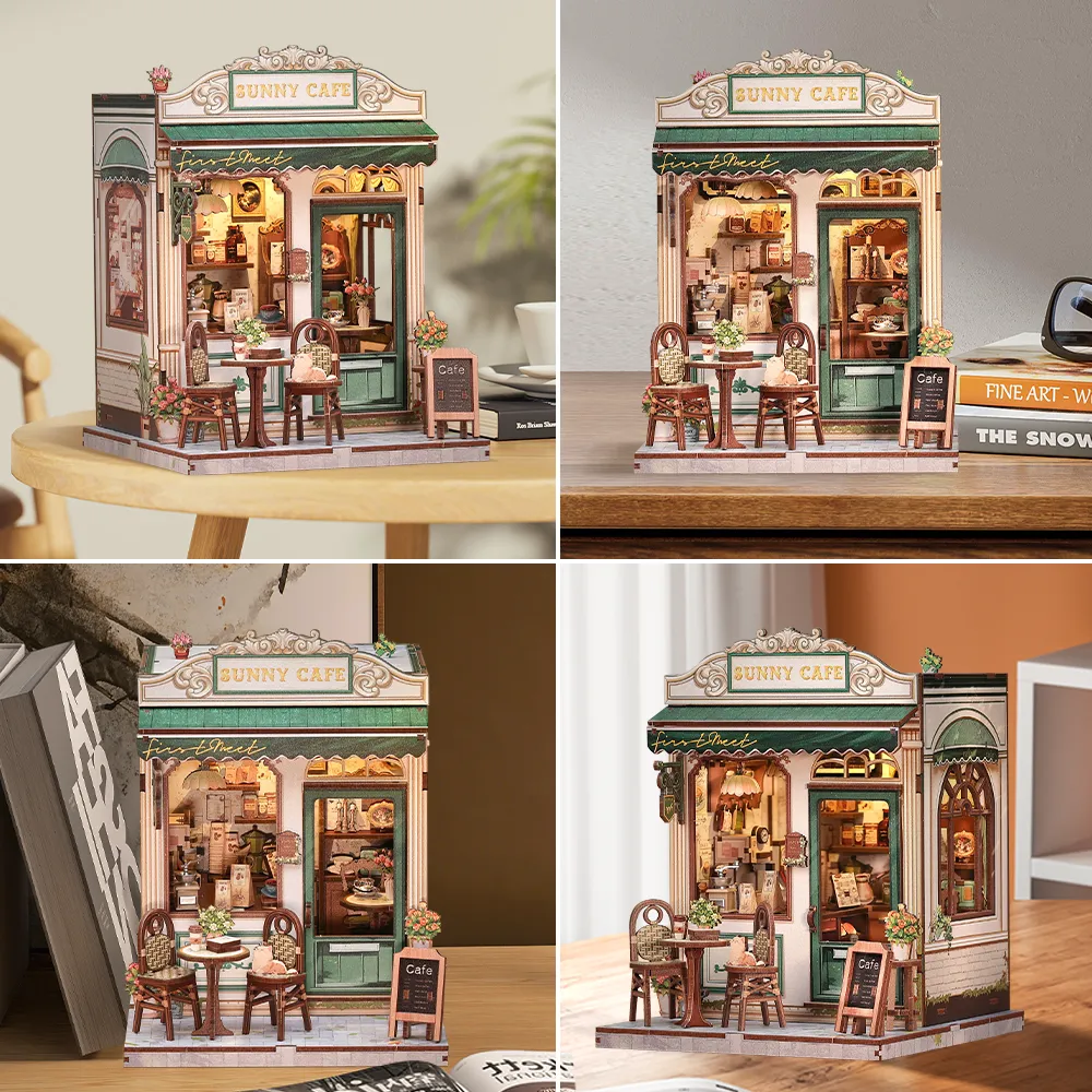 Miniatur Haus Bausatz - Sunny Cafe - Image 9