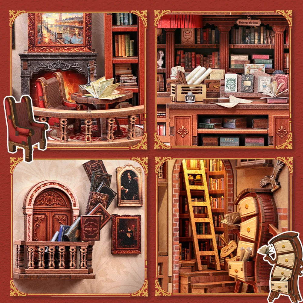 Miniatur Haus Bausatz - Thames Bookstore - Image 2