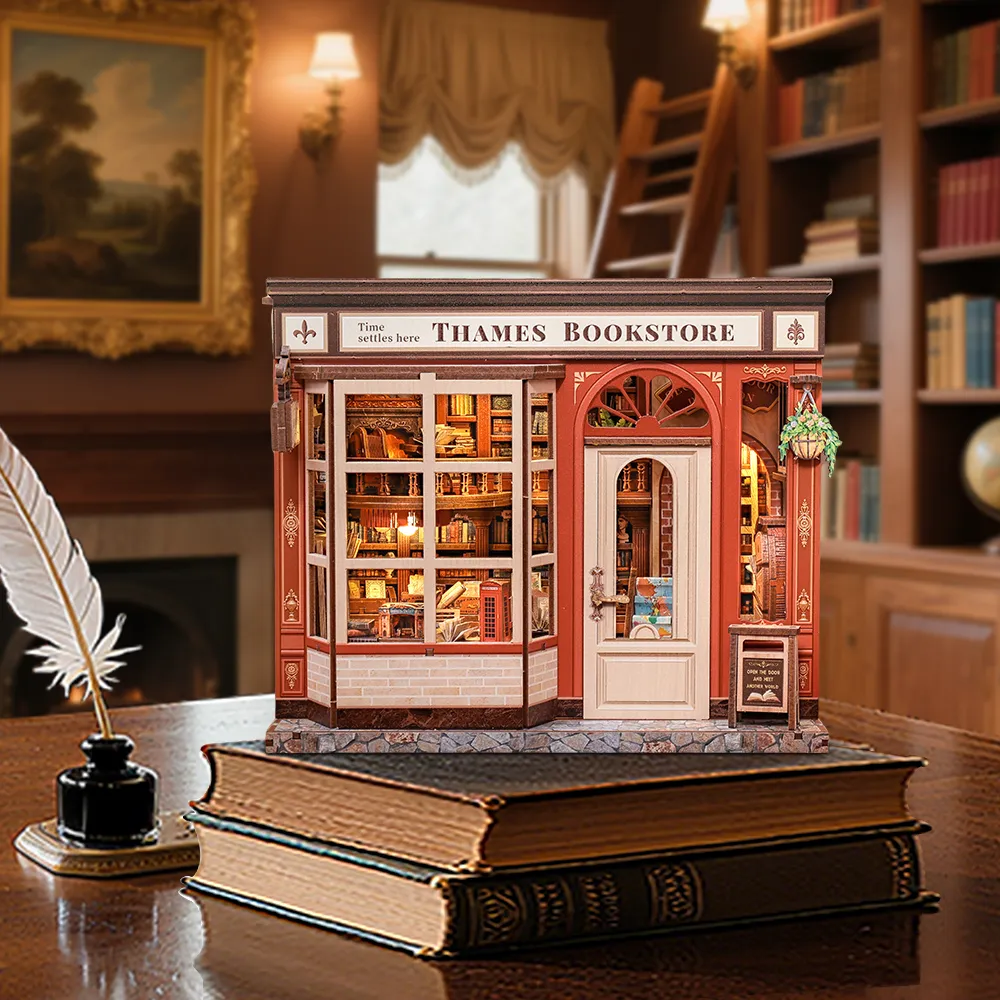 Miniatur Haus Bausatz - Thames Bookstore - Image 5