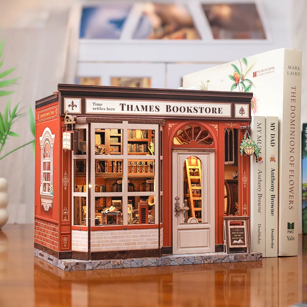 Miniatur Haus Bausatz - Thames Bookstore - Image 6