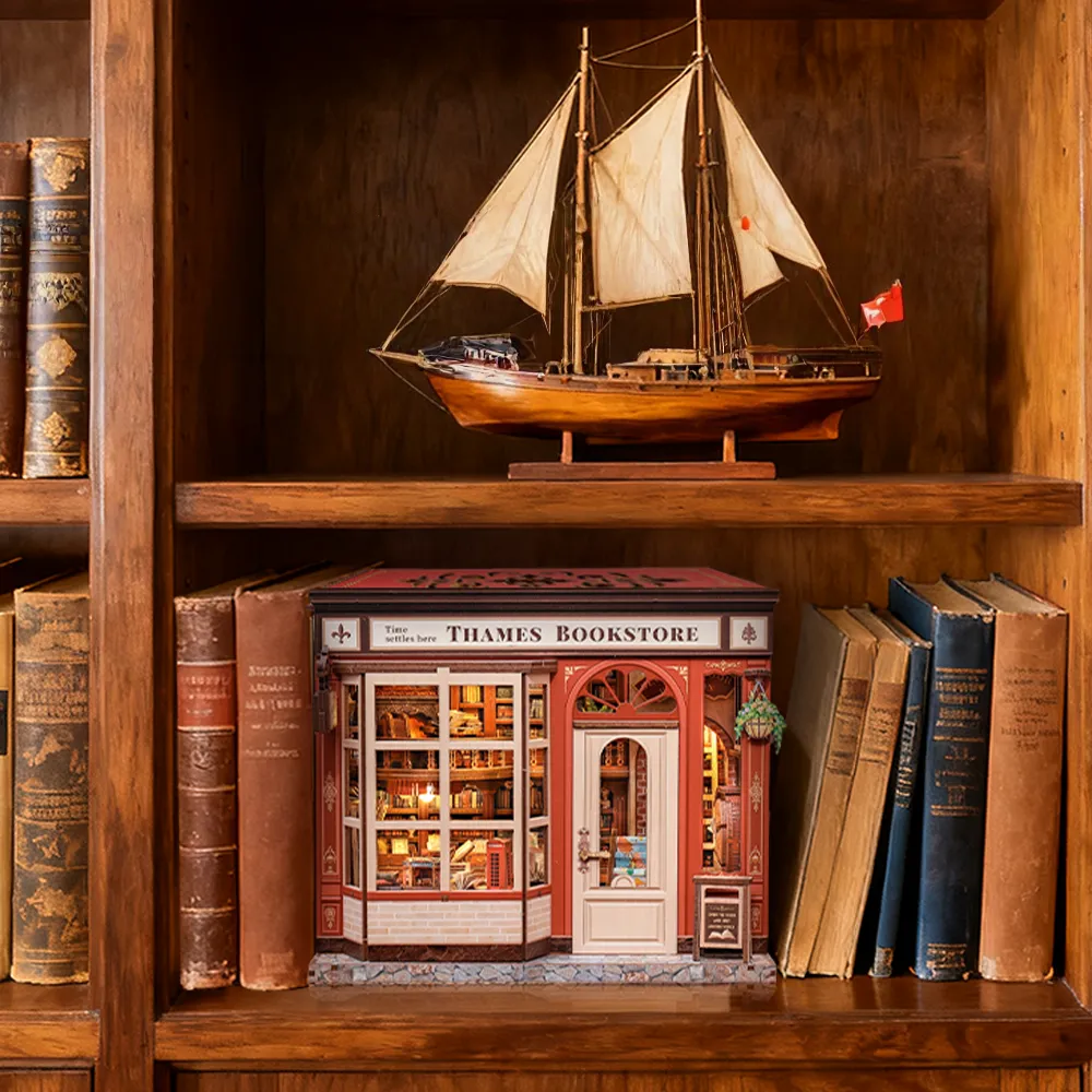 Miniatur Haus Bausatz - Thames Bookstore - Image 7