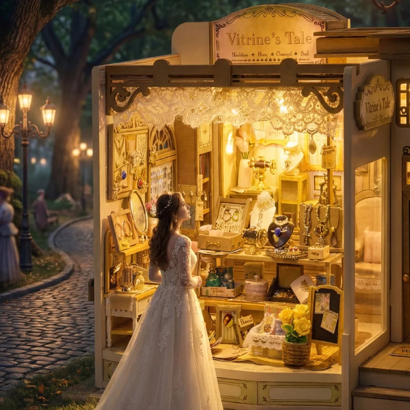 Miniatur Haus Bausatz - Vitrine's Tale | Der Magische Juwelier - Image 8