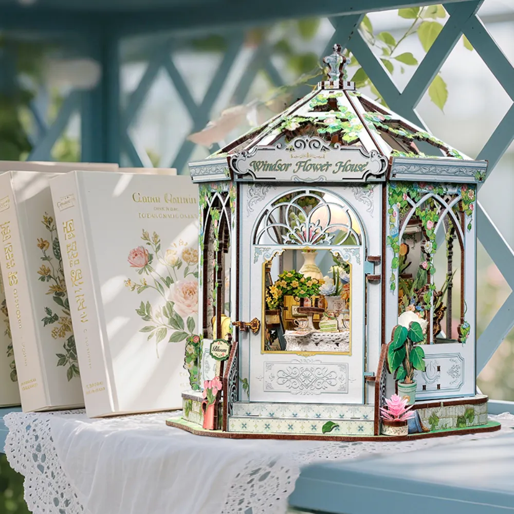 Miniatur Haus Bausatz - Windsor Flower House - Image 7