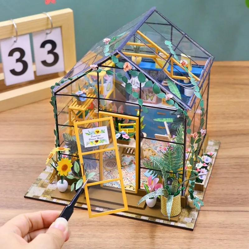 Miniatur Haus - Sunshine Flower House - Image 4
