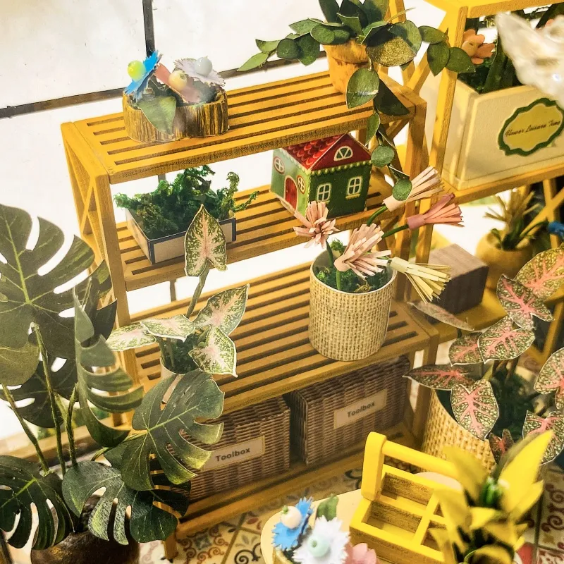 Miniatur Haus - Sunshine Flower House - Image 6