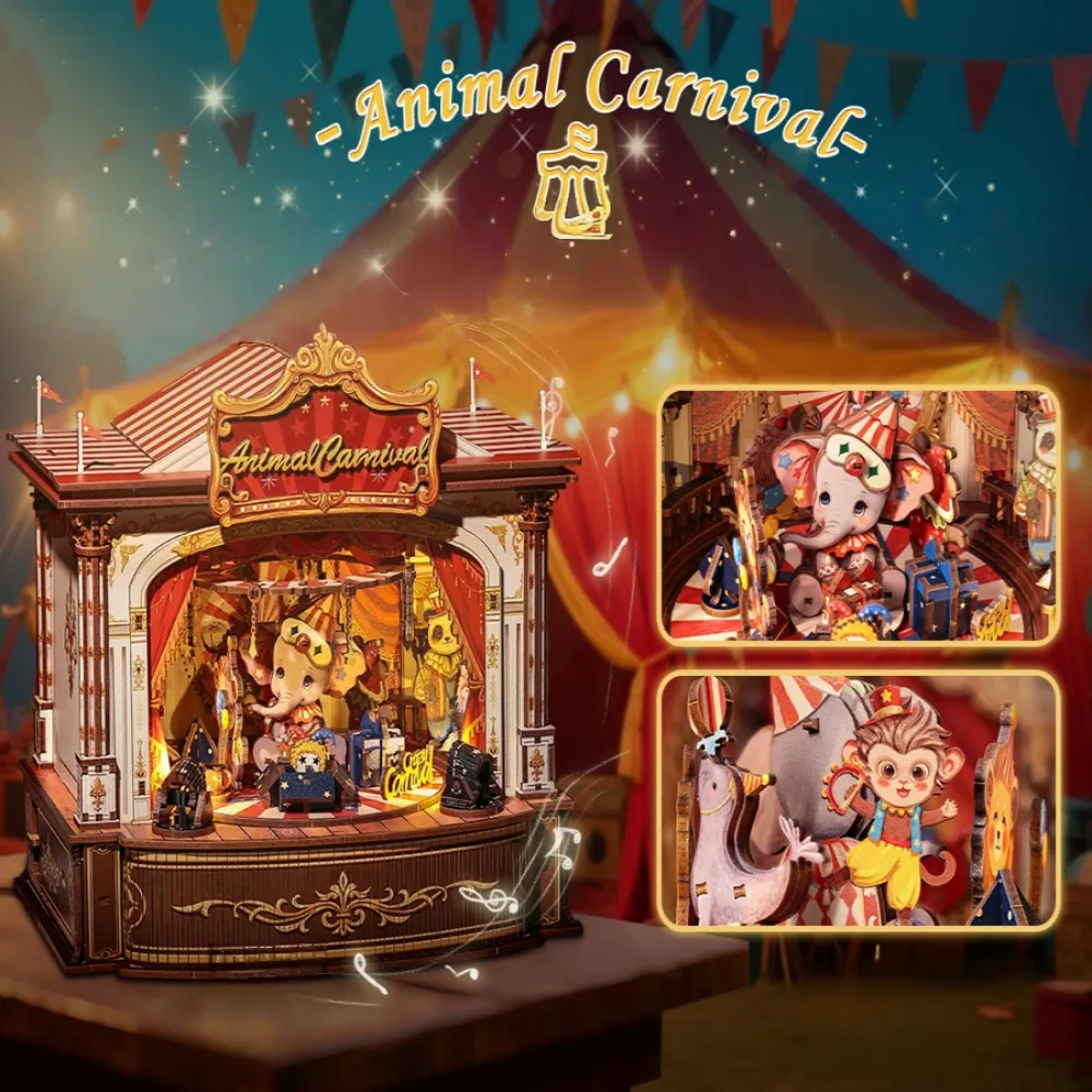 DIY Holz-Spieluhr - Animal Carnival - Image 4