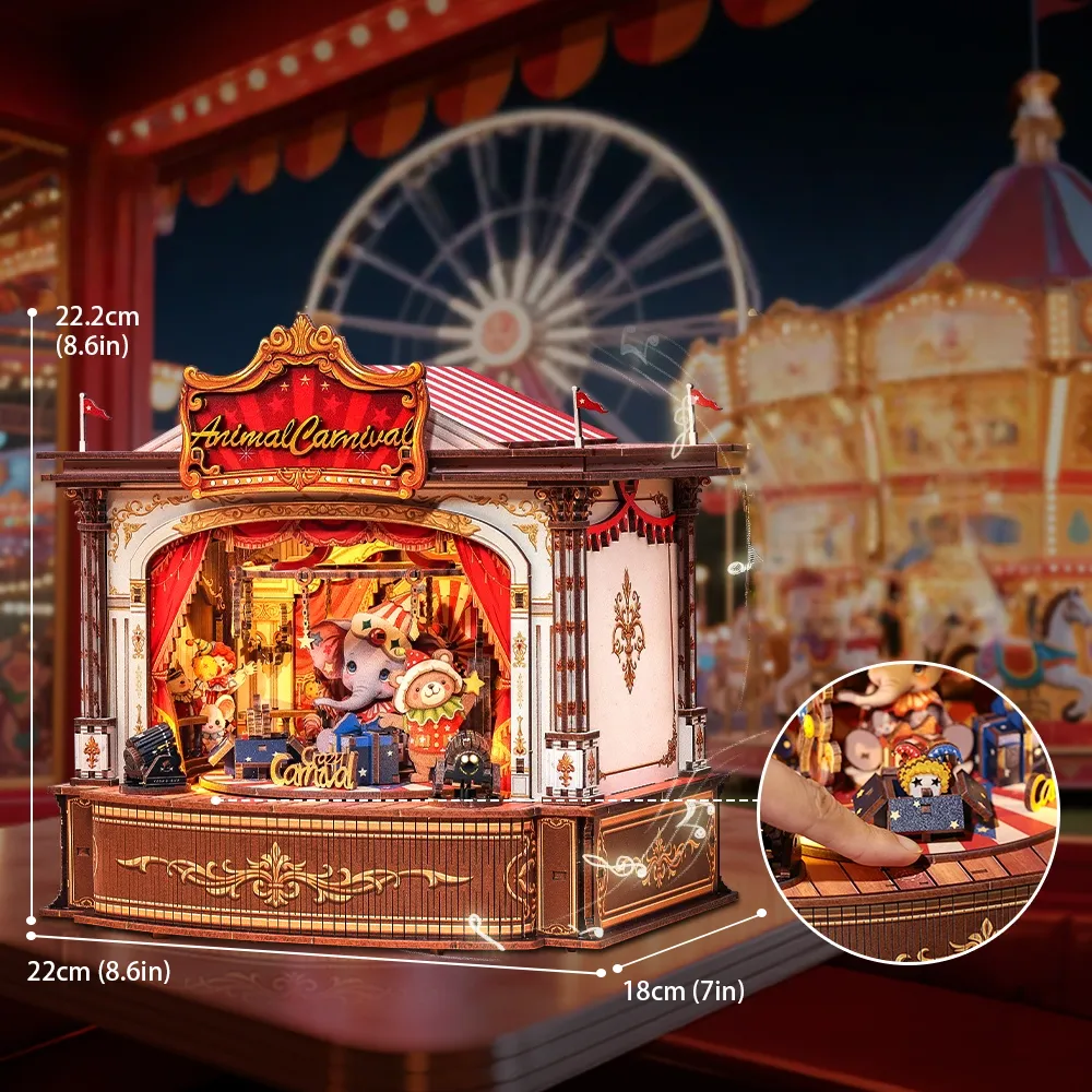 DIY Holz-Spieluhr - Animal Carnival - Image 5